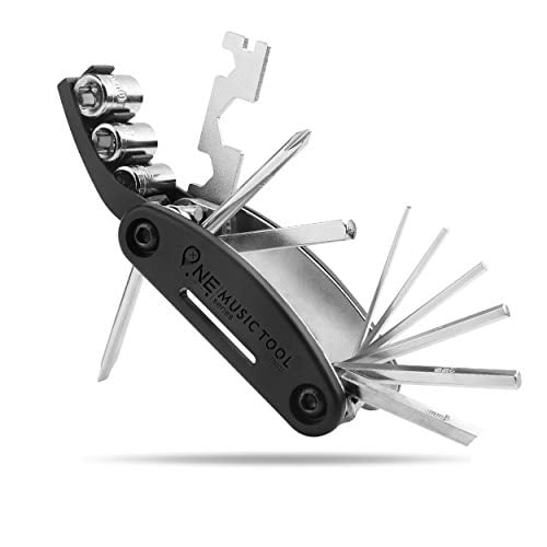 Suitable for Acoustic Guitar Guitar Tools Kit of 16 in 1 Multi-Function Perfect for Repair Musical Instruments Bass and Drum Portable Guitar Multi Tool Kit Electric Guitar