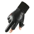 thumbnail image 5 of New Fashion Outdoor Sport Fleece Touch Screen Furry Warm Mitts Full Finger Mittens Thick Plush Leather Gloves STYLE4, 5 of 8