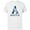 White, variant on Avatar Banshee A Logo with Jake Sully and Na’vi Neytiri - Short Sleeve Cotton T-Shirt for Adults - Customized-Navy