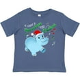thumbnail image 3 of Inktastic I Want a Hippopotamus for Christmas Hippo in Santa Hat Boys or Girls Toddler T-Shirt, 3 of 5