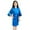 Blue, variant on Huowey Kids Boys Girls Silk Satin Bathrobe Kimono Robes Nightgown Sleepwear Clothes
