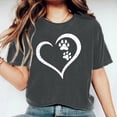 thumbnail image 4 of ICHUANYI Valentine's Day Shirts for Women, Womens Tops Fashion Casual Crew Neck Short Sleeve Cute Heart Print Basic T Shirt Work Tops Gift, 4 of 6