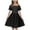 Black, variant on Girls Summer Dress Girls Summer Dress Boho Square Neck Casual Smocked Flowy Ruffle Midi Dresses Vacation Casual A Line Short Mini Dress Beige 12Y Vestidos De Verano Para Niña