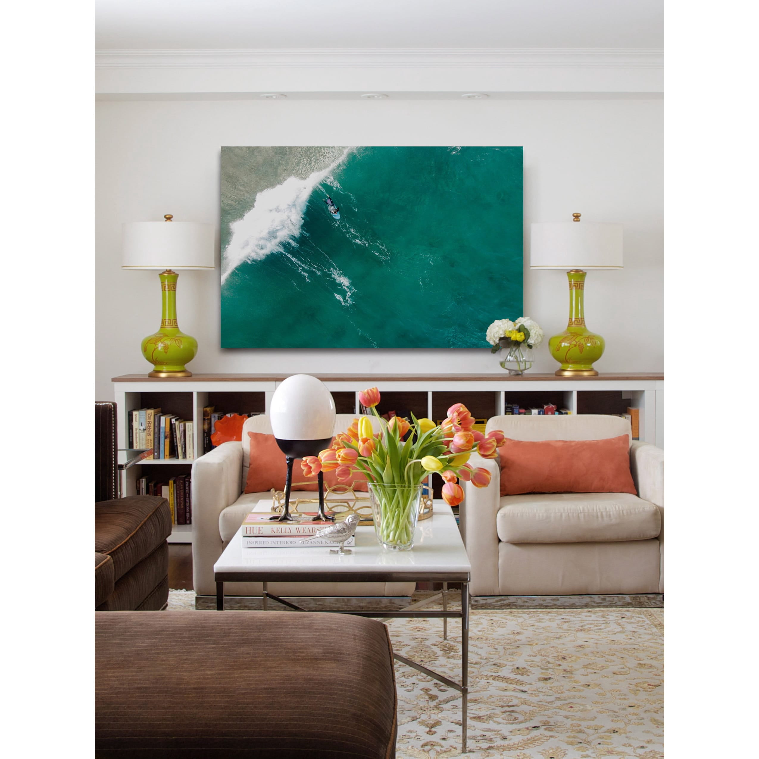 marmont hill 'big wave' by karolis janulis photographic print on wrapped canvas