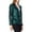 Green, variant on Women's Long Sleeve Sparkle Sequin Two Button Blazer Jacket-XX Large, Silver