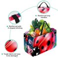 thumbnail image 3 of Seven Starred Ladybird Reusable Foldable Large Capacity Oxford Cloth Storage Basket Easter Picnic Basket, 3 of 7