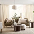 thumbnail image 4 of Bouclair Brown Wooden Round Side Table, 4 of 9