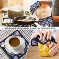thumbnail image 5 of Pioneer Flower Floral Print Pattern 1-Pack Oven Mitts Set, Heat Resistant Kitchen Gloves, 7.7" X 12", 5 of 6