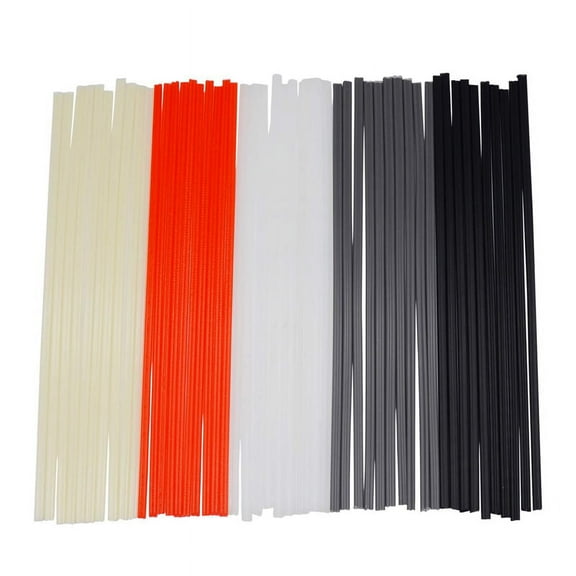 100 Pieces Plastic Welding Rods PP/PVC/PPR Plastic Welder Repair Rods for Car and Daily Plastic Repair