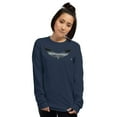 thumbnail image 5 of Bat Doodle Metal Series: Onyx Unisex graphic Long Sleeve Shirt, 5 of 10