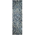 thumbnail image 2 of Safavieh Dip Dye Riagan Floral Runner Rug, Royal Blue/Beige, 2'3" x 8', 2 of 8