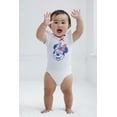 thumbnail image 2 of Disney Minnie Mouse July 4th Bodysuit Newborn to Infant, 2 of 5