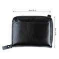 thumbnail image 2 of Card Holder WalletFashionable Elegant PU Leather Coin Purse Retro for Driver License Black Vertical Free Size, 2 of 5