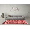 thumbnail image 3 of Ahgly Company Indoor Rectangle Abstract Red Modern Area Rugs, 2' x 5', 3 of 4