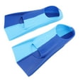 thumbnail image 1 of 2pcs Blue Silicone Swim Fins Comfortable Professional Non Slip for Diving Breaststroke, 1 of 8