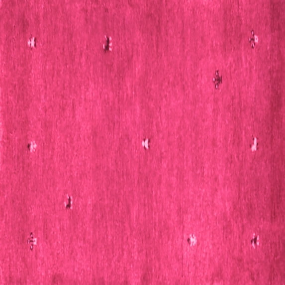 Ahgly Company Indoor Square Abstract Pink Contemporary Area Rugs, 3' Square