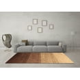 thumbnail image 3 of Ahgly Company Indoor Round Abstract Brown Modern Area Rugs, 8' Round, 3 of 4