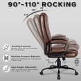 thumbnail image 3 of Bossin Big and Tall Home Office Computer chair for Adults, High Back Desk Chair for Heavy Duty 400 LBS, 3 of 9