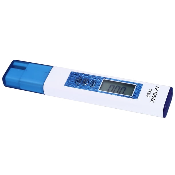 Medidor De Temperatura PH TDS EC, Bloqueo Automático Monitor De Probador De Del Agua Compensación Automática De Temperatura Versátil Fácil De Leer Preciso Para