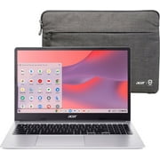 Acer Chromebook 315 CB315-4H - Intel Pentium Silver - N6000 / up to 3.3 GHz - Chrome OS - UHD Graphics - 4 GB RAM - 128 GB eMMC - 15.6" TN 1366 x 768 (HD) - Wi-Fi 6 - pure silver - kbd: US