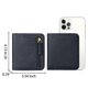 thumbnail image 2 of BEMS-1pcs Cartera de cuero de lujo con bolsillo plegable para mujer Mini, 2 of 5
