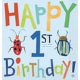thumbnail image 3 of Bugs 1st Birthday Party Lunch Napkins, 6.5 inch fold, set of 16, 3 of 3