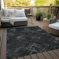 thumbnail image 6 of Addison Rugs Chantille Indoor/Outdoor Transitional Squares Charcoal Washable Rectangle Rug, 10' x 14', 6 of 6