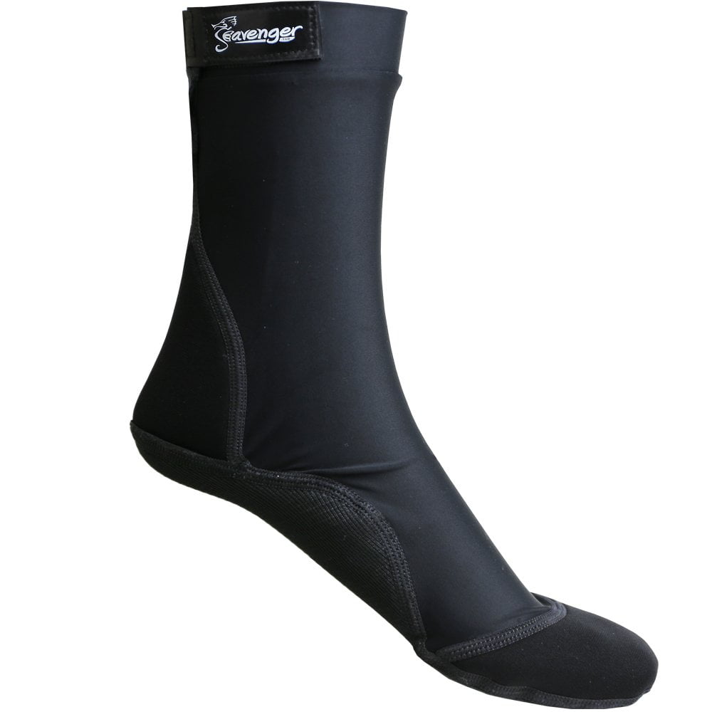 Seavenger SeaSnugs Beach Socks (Black, XLarge)