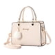 thumbnail image 1 of Bolso de hombro para mujer, bolso de mano elegante, correa desmontable elegante, bolso de viaje portátil Beige jinwen Bolso de mano, 1 of 8