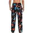 thumbnail image 3 of Ice Hockey Men'S Pajama Pants Soft Sleep Lounge Pants Pjs Bottoms With Pockets Small, 3 of 6