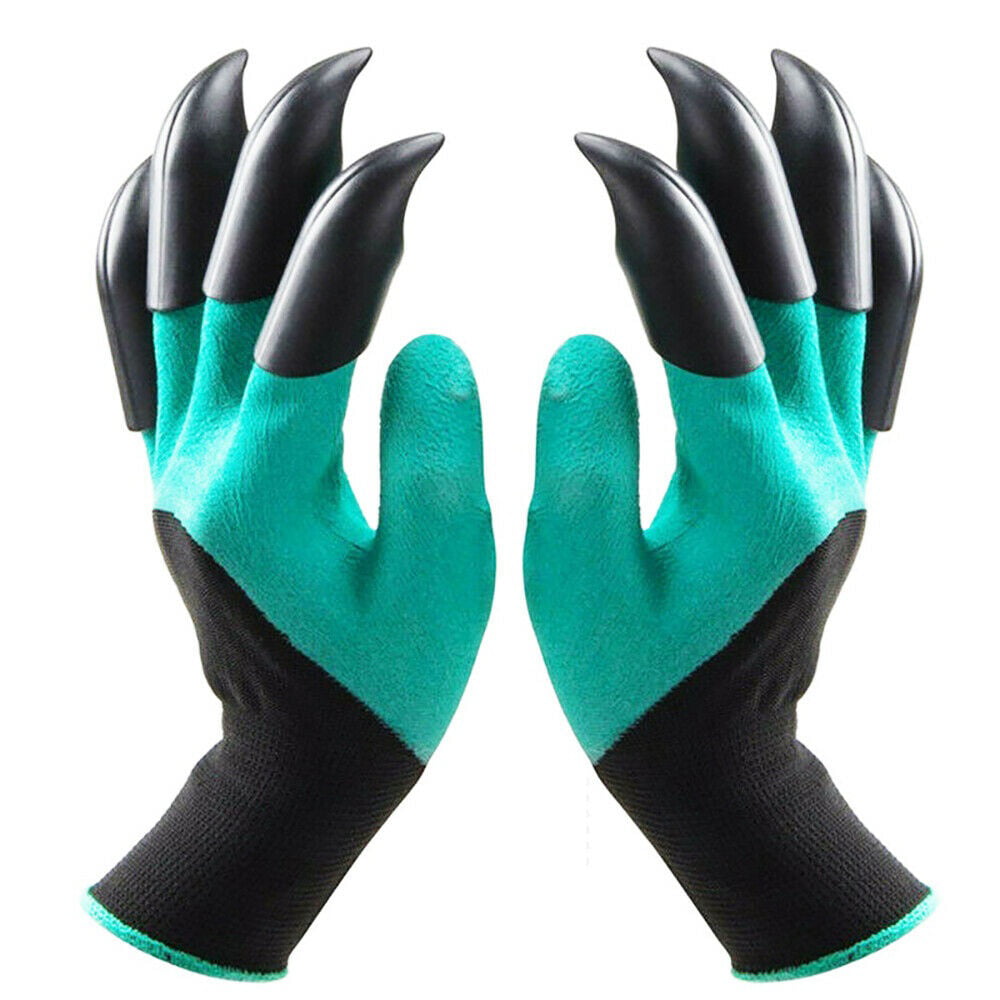 1 Pair Garden Genie Gloves with Claw Waterproof Gardening G0X1 V5F1 A3Q2 H7Z2 