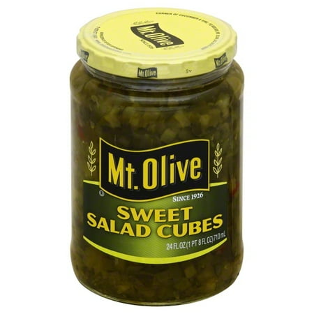 Mt Olive Sweet Salad Cubes 24 Oz