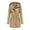 Beige, variant on Fartey Women Military Anorak Jackets Zip Up Snap Button Hooded Parka Safari Utility Coats Waterproof Windbreaker Outdoor Hiking Drawstring Trench Coats