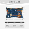 thumbnail image 6 of Balery Funny Steam Train Bedding Queen Pillow Cases - Envelope Closure - Soft Brushed Microfiber Fabric - Shrinkage and Fade Resistant Pillow Cases-20"x30", 6 of 9
