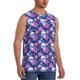thumbnail image 2 of Balery Skull Flower Camisetas sin mangas para hombre, absorbe la humedad y protege contra el mal olor.-Medium, 2 of 7