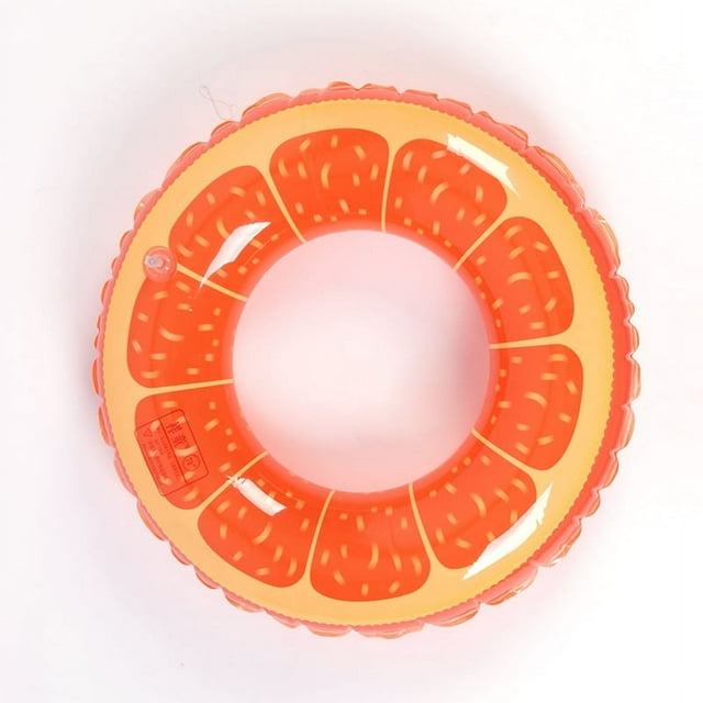 Flotador de piscina de frutas, anillo de tubo de natación, tubo interior inflable para fiestas en la piscina para niños, 1 estilo de juguete de piscina de verano para divertirse