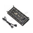 thumbnail image 4 of Computer RGB HUB Splitter 5V 3Pin / 12V 4Pin Collector For PC Gamer Cabinet Fan & LED Light MB AURA SYNC 12V 4Pin Hub, 4 of 6