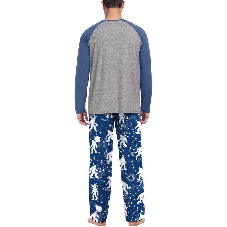 MINTREUS Men's Long Sleeve Pajama Set photo 3