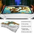 thumbnail image 3 of Scooby Doo Car Windshield Sunshades, Front Windshield Sun Shade, Hardened Sun Visor Shield Cover, Foldable Reflector For Car Truck Suv, Keeps Your Vehicle Cool, 3 of 8