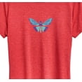 thumbnail image 3 of Instant Message - Blue Cicada Women's Short Sleeve Graphic T-Shirt, 3 of 6