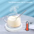 thumbnail image 4 of OAVQHLG3B Clearance Coffee Mug Warmer&Cup Warmer For Office Desk Use, USB Electric Beverage Warmer , Coffee Warmer Plate For Cocoa Tea Water Milk, 4 of 7