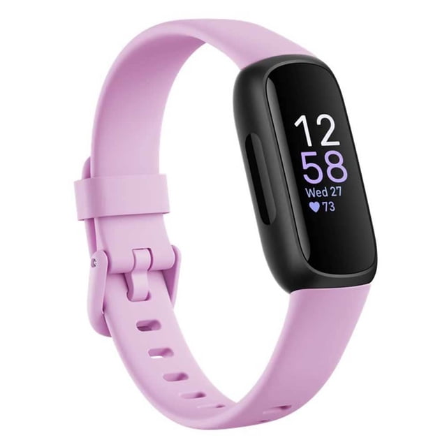 Fitbit Inspire 3 Fitness Tracker – Advanced Health Insights con control del estrés, intensidad del entrenamiento y seguimiento del sueño, frecuencia cardíaca 24/7, incluye bandas clásicas pequeñas y