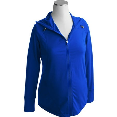 Maternity Long-Sleeve Zip Hoodie