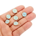 thumbnail image 4 of Unique Bargains Letter Pendants Drops Set, 26 Pack Alphabet Pendant Double Sided for Jewelry Making DIY, Blue, 4 of 6