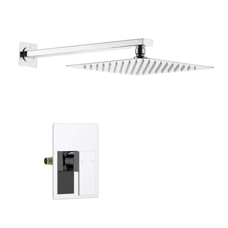 Kibi Cube Pressure Balanced Single Function Shower System with Rough In Valve