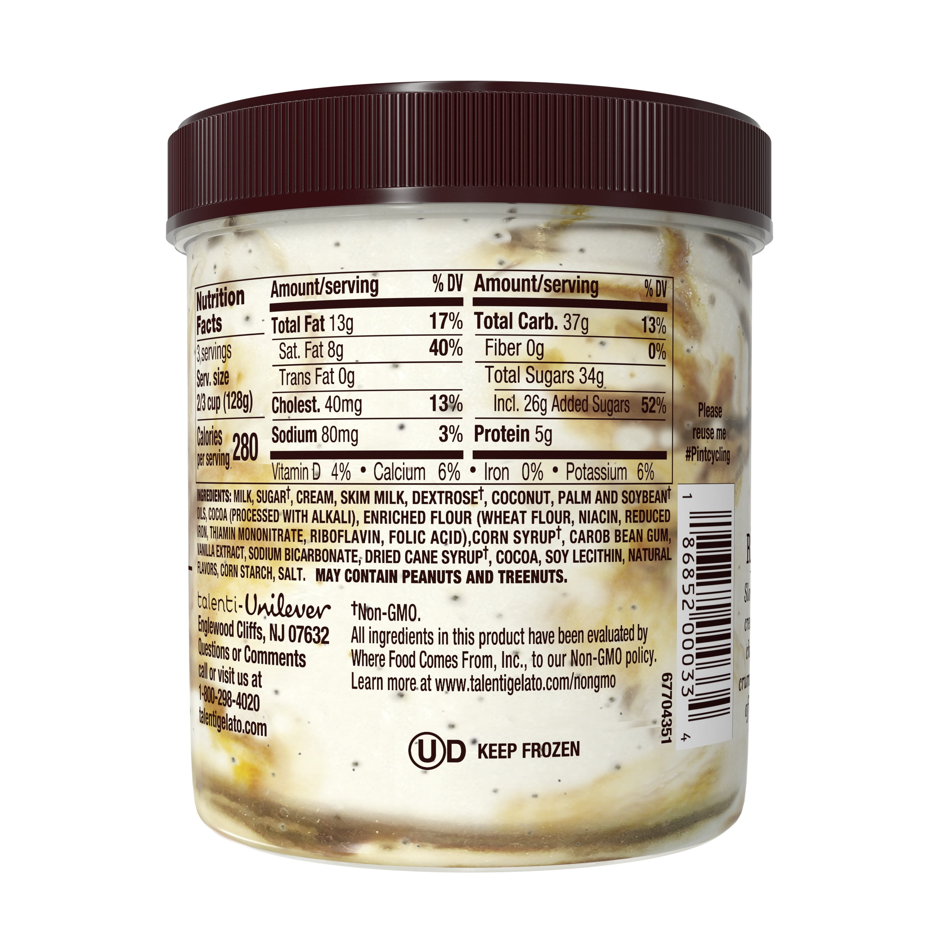 Talenti Gelato Nutrition Facts Besto Blog