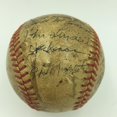 thumbnail image 4 of 1939 Kansas City Blues Yankees Phil Rizzuto  Dimaggio Team Signed Baseball JSA, 4 of 8