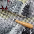 thumbnail image 3 of 9 Pieces Bent Latch Hook Crochet Needle Set Latch Hook Dreadlocks Tool, 3 of 5