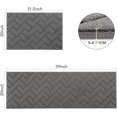 thumbnail image 2 of Kitchen Rugs and Mats Sets Pieces Super Absorbent Polypropylene Rug Soft Comfort Floor Mat Machine Washable for Kitchen Hallway Office Sink Laundry( x .+ x ), 2 of 6