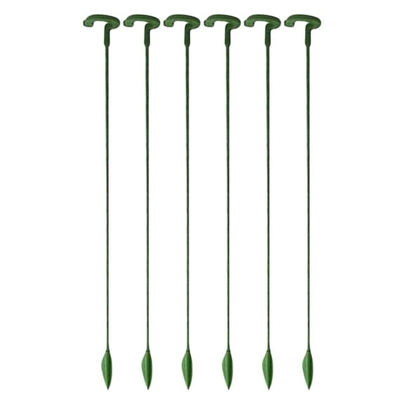 ionze Clearance! Protective Cover 6pcs Plant Support Stakes Upgrade Plant Support Garden Stakes Single Plant Stem Flower Support Rod with Support Ring Cage for Indoor Outdoor Plants